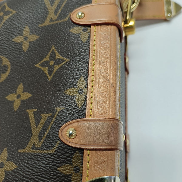 SIDE TRUNK MM Monogram Coated Canvas Brown
