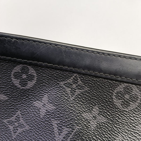 Pochette Voyag MM Monogram Coated Canvas Black