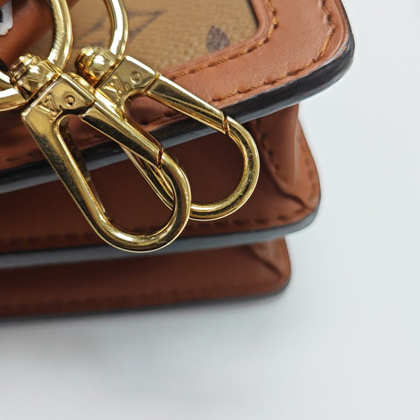 DAUPHINE MM Monogram Coated Canvas Brown