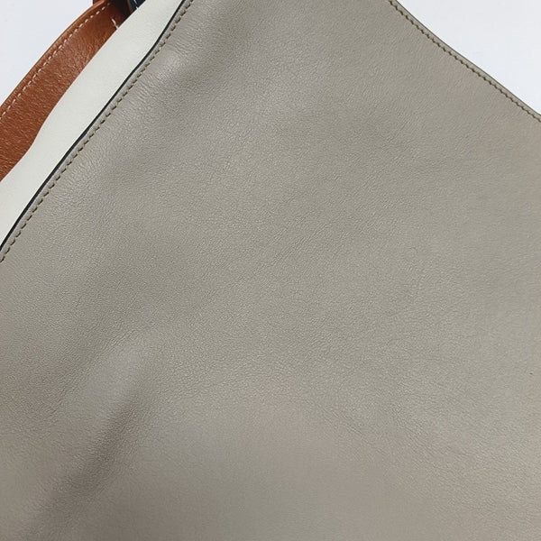 TWISTED CABAS Small Calfskin Gray