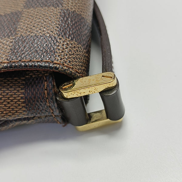 MUSETTE TANGO Damier Ebene Coated Canvas Brown
