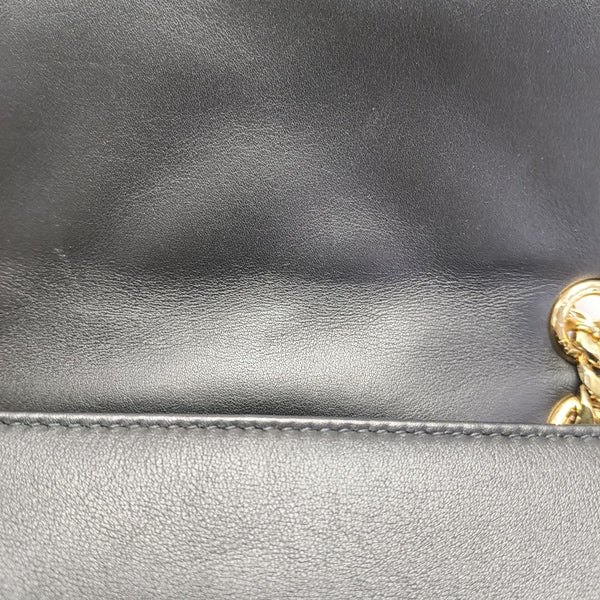 SERPENTI CABOCHON Small Quilted Calfskin Black