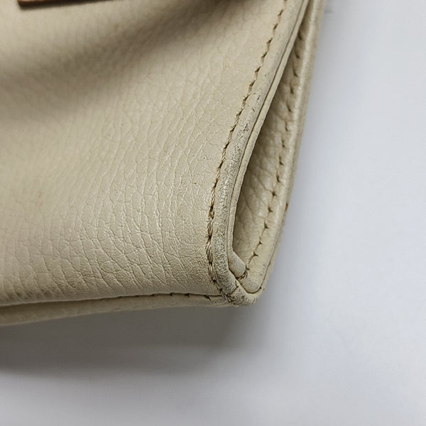 Calfskin Top Handle Bag Beige