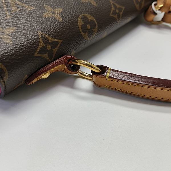 CLUNY Monogram Coated Canvas Brown