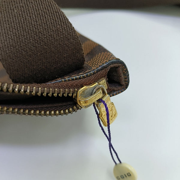 BROOKLYN Damier Ebene Coated Canvas Brown