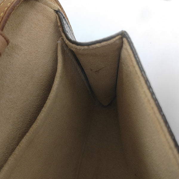 TWIN GM Monogram Coated Canvas Brown