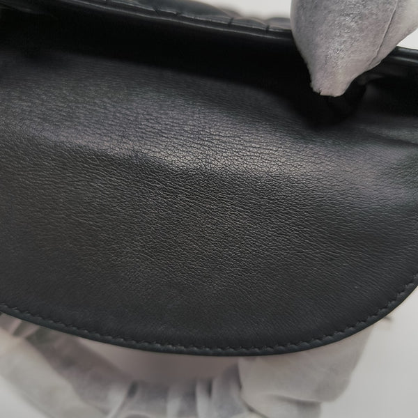 Lady Dior Mini Cannage Calfskin Black