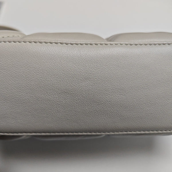 PUFFER TOY Mini Quilted Lambskin White