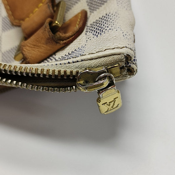 BOSPHORE Damier Azur Coated Canvas White
