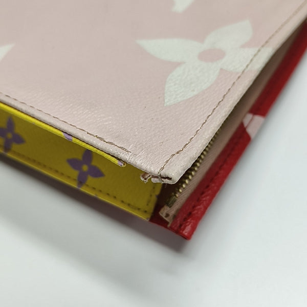 TOILET POCKET 26 Monogram Coated Canvas Red
