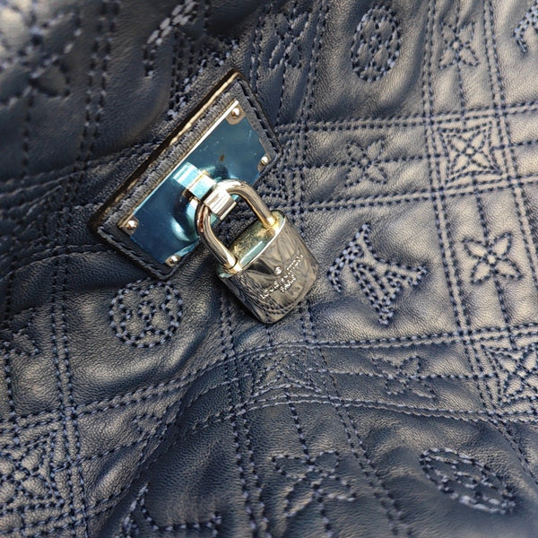 LILIA PM Monogram Calfskin Blue
