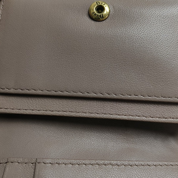 Calfskin Card Holder Pink