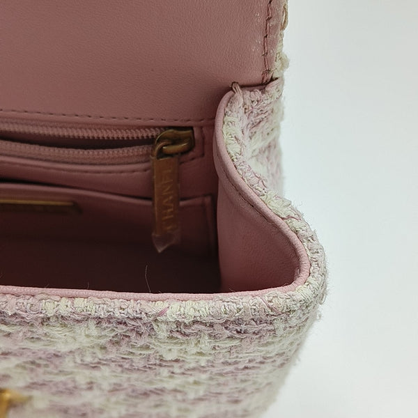 Mini Quilted Wool Pink