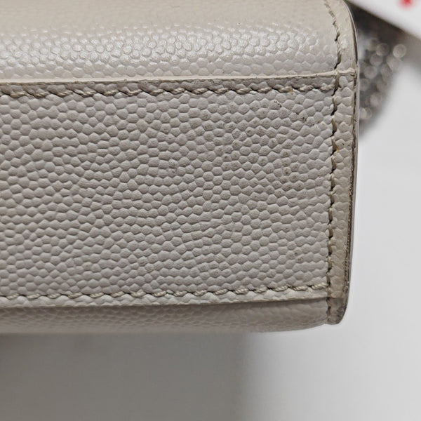 KATE Medium Calfskin White
