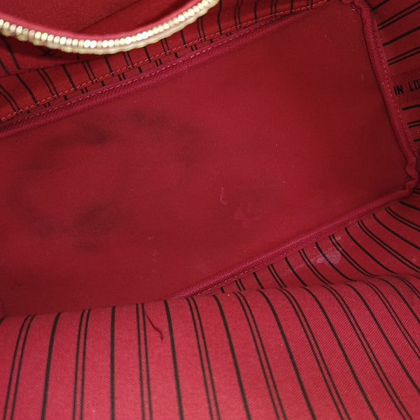 NEVERFULL MM Monogram Coated Canvas Brown