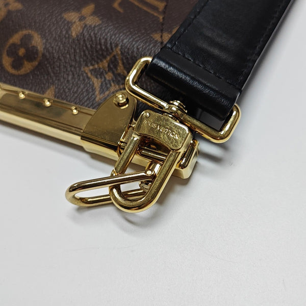 Lucky Trunk Monogram Coated Canvas Brown