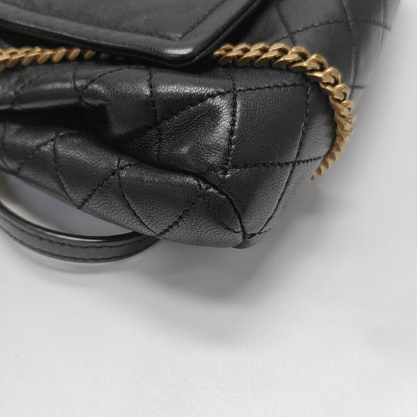 NOLITA Mini Quilted Lambskin Black