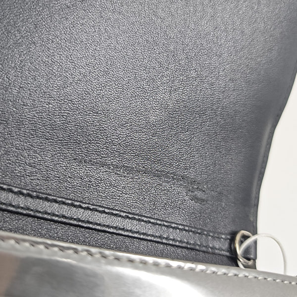 Diorama Cannage Calfskin Silver
