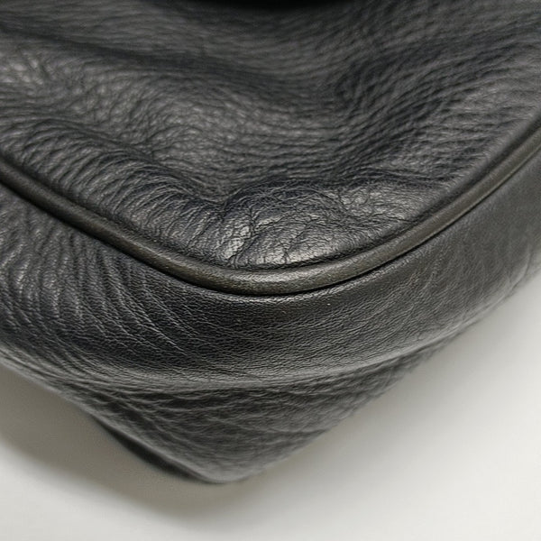 Calfskin Shoulder Bag Black