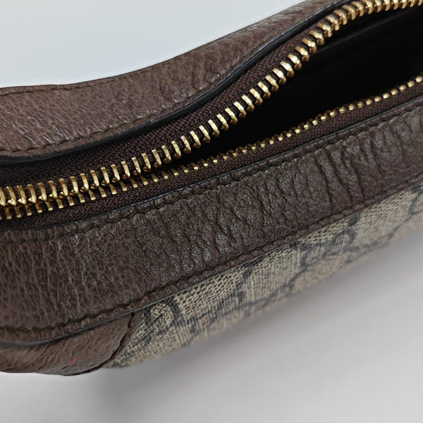 Ophidia Mini Monogram Coated Canvas Beige