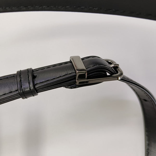 Calfskin Shoulder Bag Black