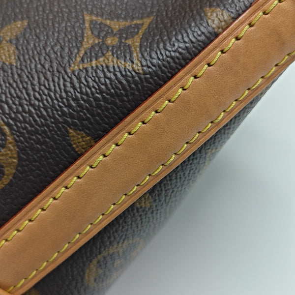 NOÉ Nano Monogram Coated Canvas Brown