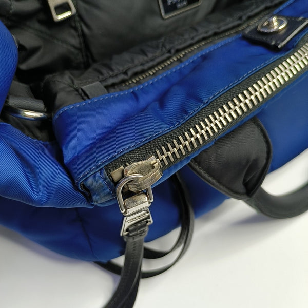 Quilted Nylon Blue