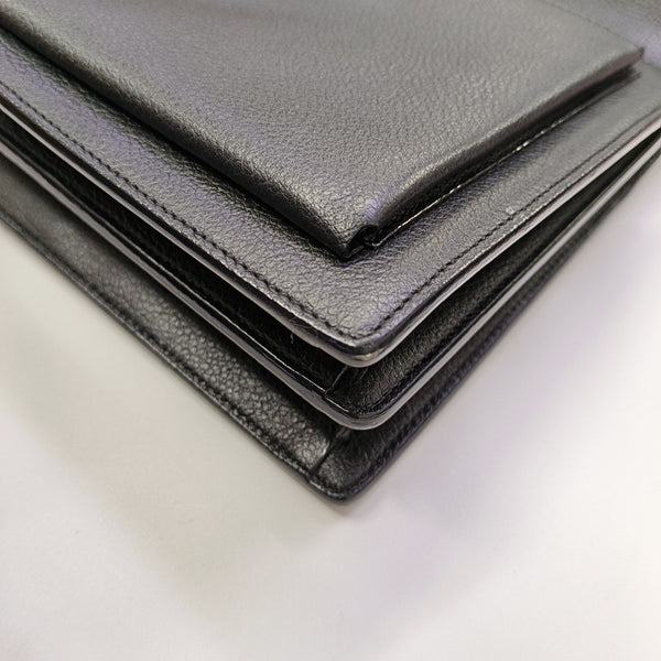 SUNSET Medium Calfskin Black