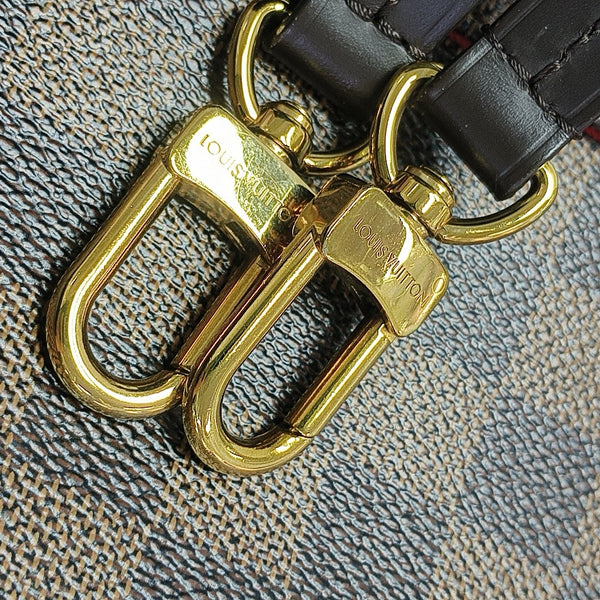 CROISETTE Damier Ebene Coated Canvas Brown
