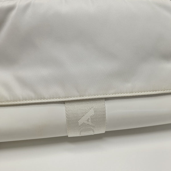 Fabric Crossbody Bag White