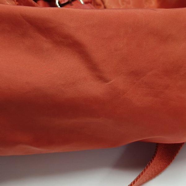 Monogram Nylon Backpack Red