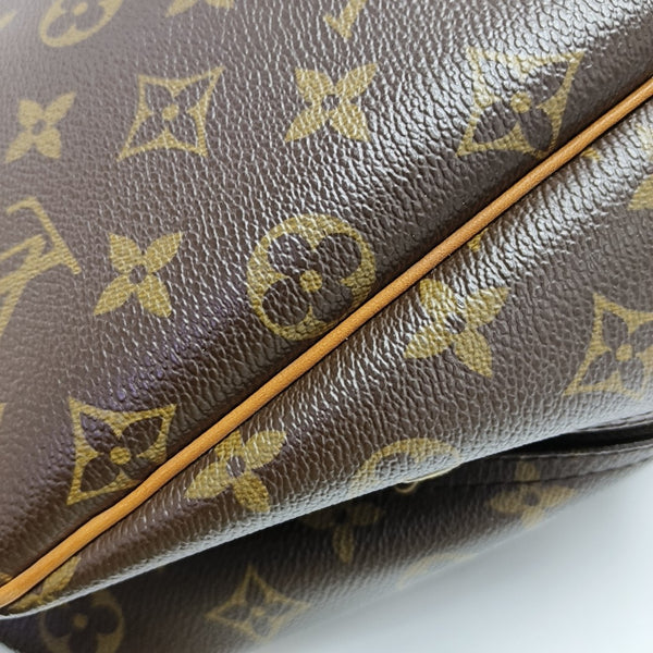 DEAUVILLE GM Monogram Coated Canvas Brown