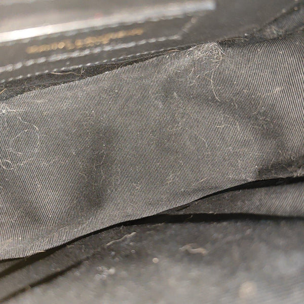 80'S VANITY Quilted Calfskin Black