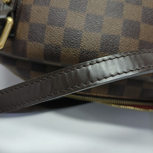 RIVINGTON Damier Ebene Coated Canvas Brown