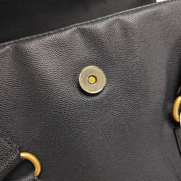 Calfskin Shoulder Bag Black