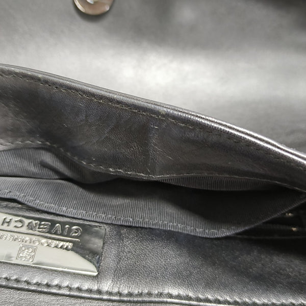 Calfskin Shoulder Bag Black