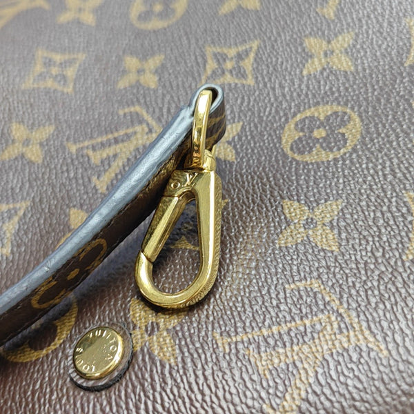 MONTAIGNE BB Monogram Coated Canvas Brown