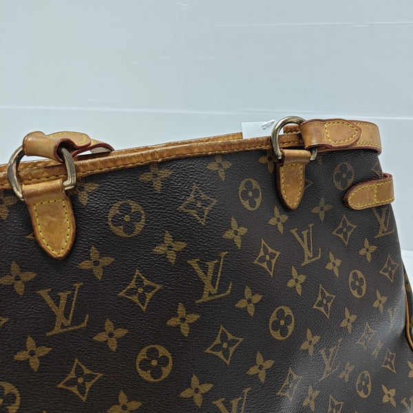 BATIGNOLLES GM Monogram Coated Canvas Brown