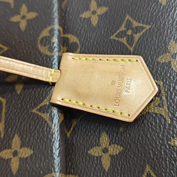 CLUNY PM Monogram Coated Canvas Brown