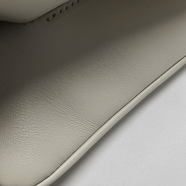 Calfskin Shoulder Bag White