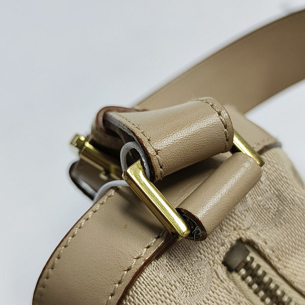 Monogram Canvas Top Handle Bag Beige