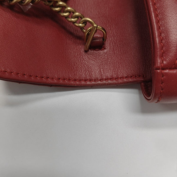 GG Marmont Mini Quilted Calfskin Red
