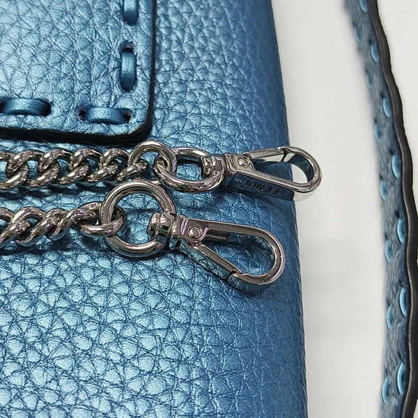 Baguette Mini Calfskin Blue