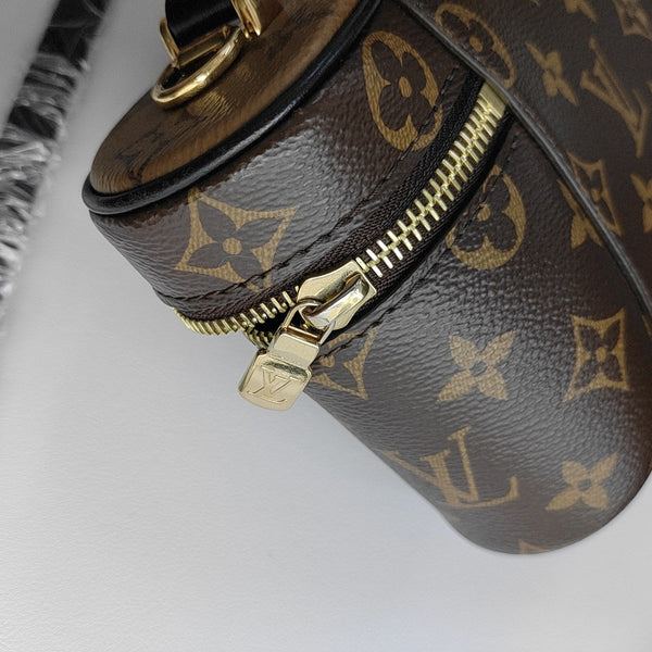 Vanity Chain Pouch Monogram Coated Canvas Brown