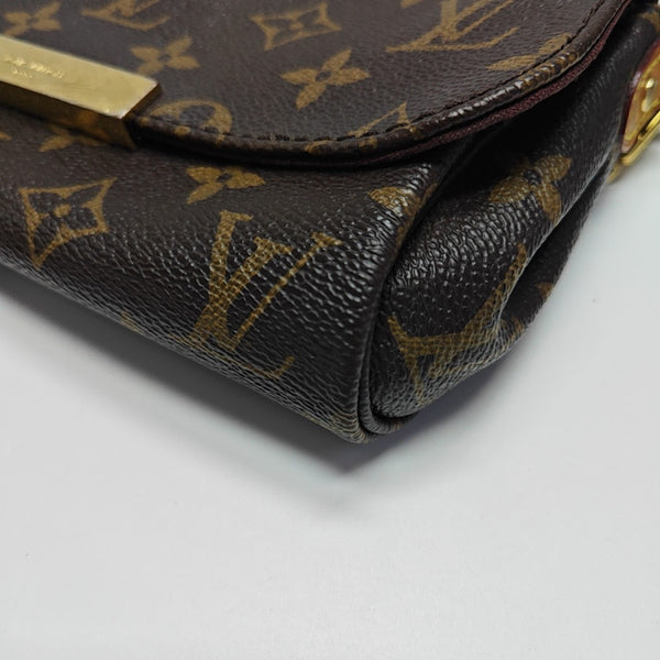 FAVORITE PM Monogram Coated Canvas Brown