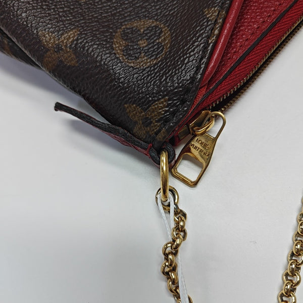 PALLAS BB Monogram Coated Canvas Brown