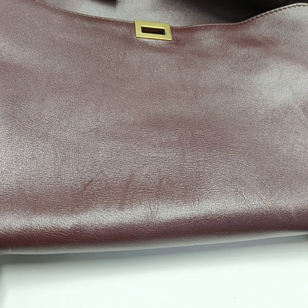 TRAPEZE Medium Calfskin Red