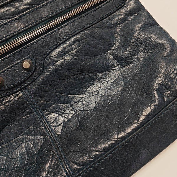 Calfskin Clutch Blue