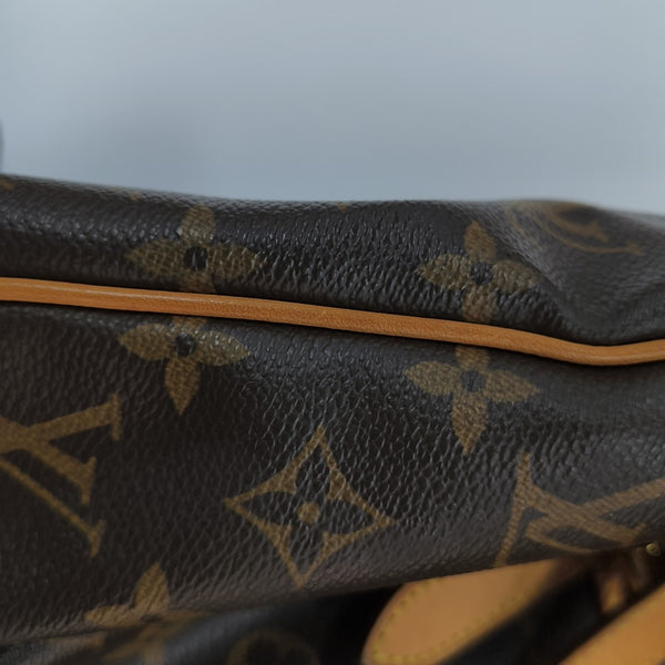 PALERMO GM Monogram Coated Canvas Brown