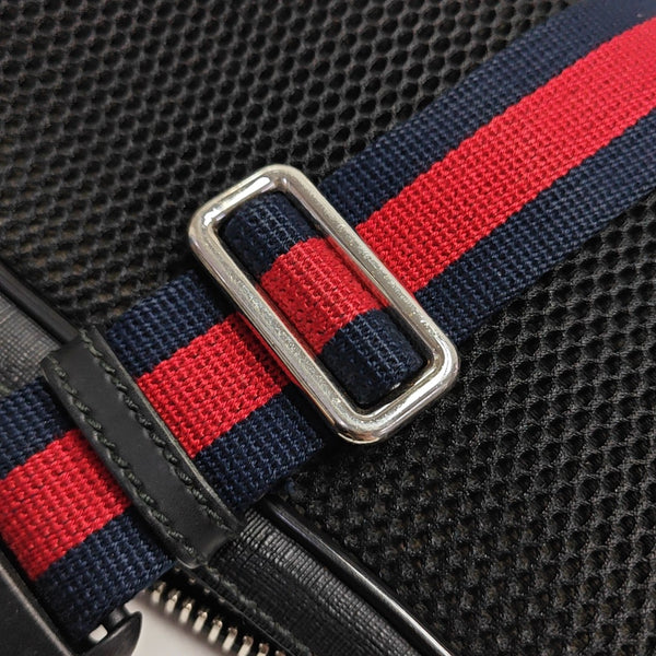 GG Supreme Monogram Coated Canvas Black